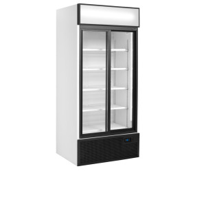 Armoire Refrigerada 2 Portas de Vidro Branca TEFCOLD 462 L - Alto Desempenho