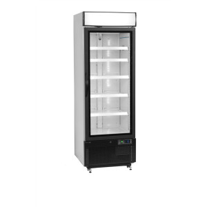 Armoire Refrigerada 1 Porta de Vidro Branco TEFCOLD 412 L - Equipamento Profissional