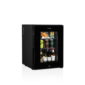 Mini Frigobar Porta de Vidro Preto 35 L TEFCOLD TM44G Eficiente & Elegante