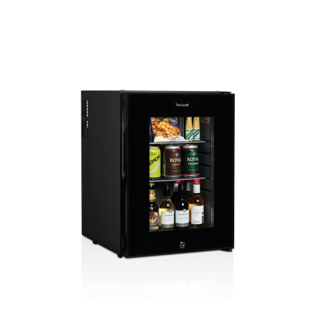 Mini Frigobar Porta de Vidro Preto 35 L TEFCOLD TM44G Eficiente & Elegante