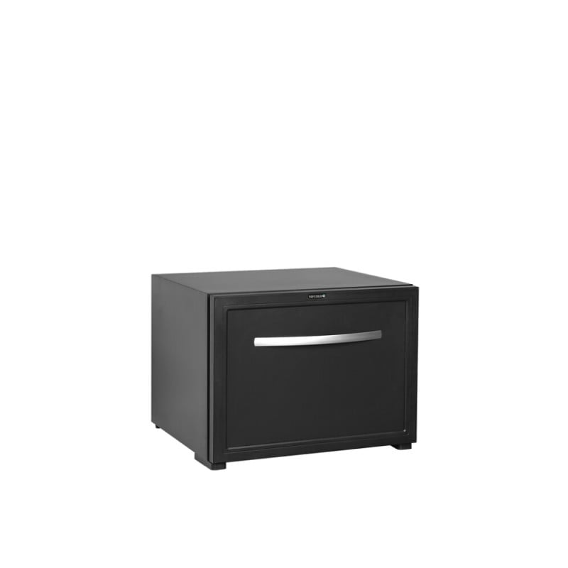 Mini Frigo Bar TEFCOLD Preto - 45L: Economia de espaço e eficiente em energia