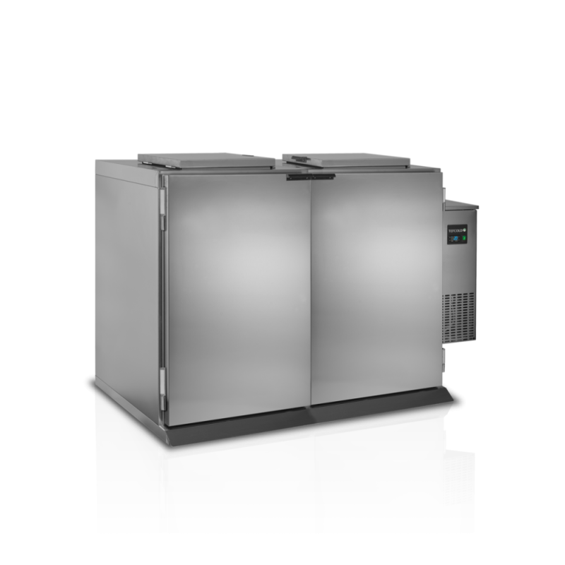 Poubelle Refrigerada Inox - 2 Portas TEFCOLD 120 L