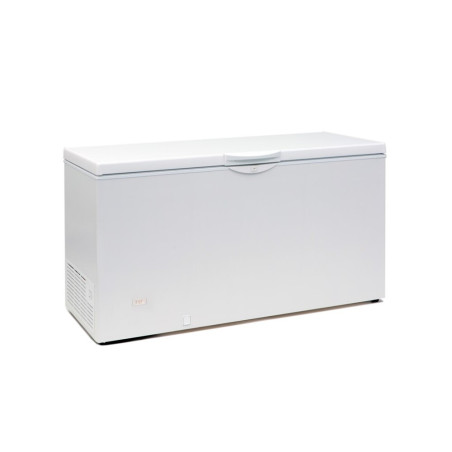 White Chest Refrigerator - 411L TEFCOLD EBC53: Static Cooling, Low Consumption.