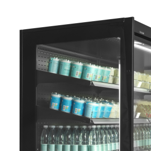 Vitrine Réfrigérée Supermarché Positive Noir TEFCOLD - 770 L