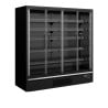 Vitrine Refrigerada Supermercado Preto - 4 Portas de Vidro - TEFCOLD