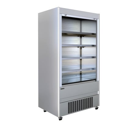 Vitrine Réfrigérée Inox TEFCOLD - 580 L, 4 Niveaux