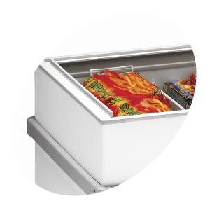 Flat Glass Sliding Freezer 459 L TEFCOLD - Professional Quality