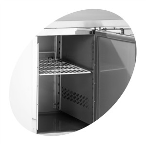 Saladette Refrigerada GN 1/1 Inox - 225 L, 2 Portas TEFCOLD: Desempenho e praticidade