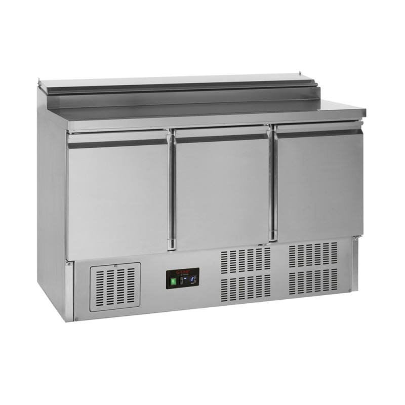 Saladette Refrigerada GN 1/1 Inox TEFCOLD - 3 Portas 320 L