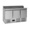 Refrigerated Saladette GN 1/1 Stainless Steel TEFCOLD - 3 Doors 320 L