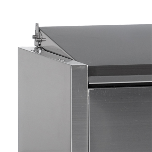 Saladette para Colocar Tampa Inox - Estática - 7 GN 1/4 - TEFCOLD
