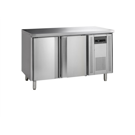 Table Réfrigérée Négative Inox 2 Portes GN 1/1 TEFCOLD - Stockage Optimal