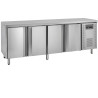 Mesa Refrigerada em Inox - 4 Portas - GN 1/1 da TEFCOLD: Conserve seus alimentos frescos com eficiência