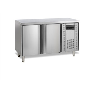 Mesa Refrigerada Positiva 2 Portas Completas - 230L TEFCOLD: Desempenho e praticidade para profissionais de cozinha