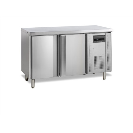 Mesa Refrigerada Positiva 2 Portas Completas - 230L TEFCOLD: Desempenho e praticidade para profissionais de cozinha