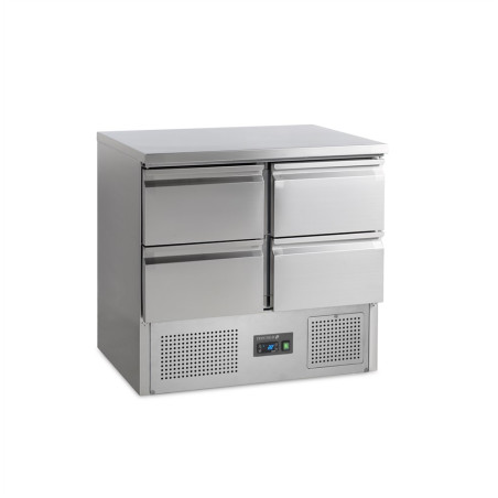 Saladette Refrigerada Positiva GN 1/1 em Inox - 4 Gavetas - 230 L | TEFCOLD