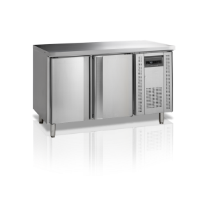 Mesa Refrigerada Inox 2 Portas GN 1/1 TEFCOLD CK7210/-SP - Refrigeração ventilada, descongelamento automático