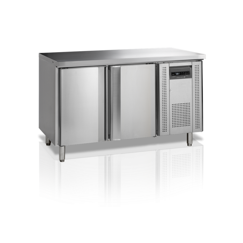 Mesa Refrigerada Inox 2 Portas GN 1/1 TEFCOLD CK7210/-SP - Refrigeração ventilada, descongelamento automático