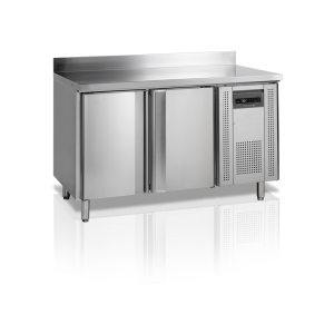 Mesa Refrigerada em Inox com Backsplash - 2 Portas - GN 1/1 | TEFCOLD CK7210