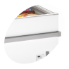 TEFCOLD Sliding Glass Freezer 805L - Ideal for Supermarket