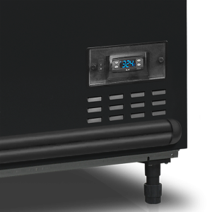 Refrigerador Congelador Tampa de Vidro Curvo - Preto - 584 L - TEFCOLD