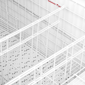 Refrigerador Congelador Tampa de Vidro Curvo - Preto - 500 L - TEFCOLD