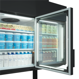 Congelador Vertical TEFCOLD Preto - Grande Capacidade 628L - Ideal para Supermercado