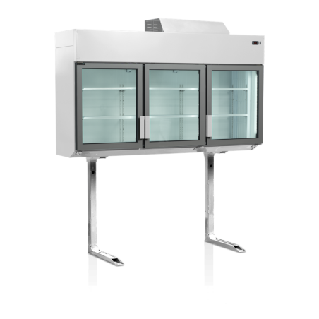 White Cabinet Freezer 545L TEFCOLD - Ventilated Cooling - Commercial Space Saving