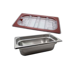 Bac Inox GN 1/3 - P 100 mm Mychef : cozinha sous vide eficaz