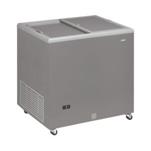 Professional Stainless Steel Chest Freezer with Opaque Lid - 220 L