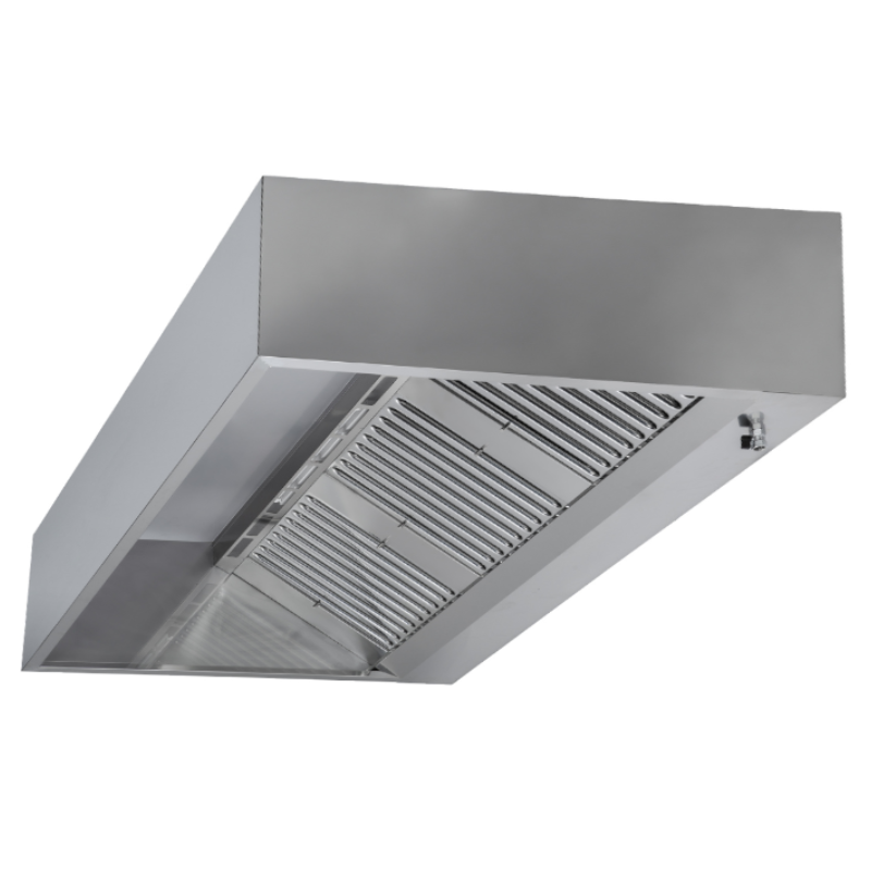 Hotte Cubique 1100 LED Sans Moteur - Dynasteel Qualité Inox AISI 304