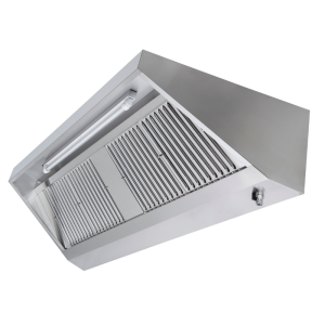 Snack Hood 900 Led Without Motor - Length 2800 Dynasteel