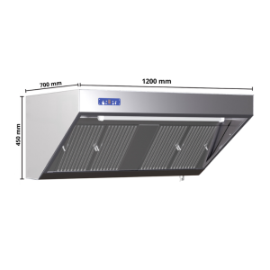 Hotte Snack Completa 700 - Motor Potente e LED Integradas - Dynasteel
