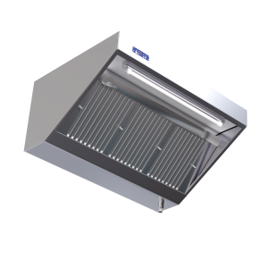 Complete Snack Hood 700 - Dynasteel: Motor, LED, Dimmer