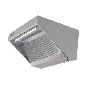 Complete Snack Hood 900 - With Motor and LED - Dynasteel Professional Quality.