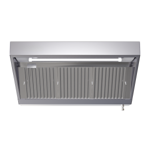 Snack hood 700 with LED and without motor from Dynasteel - Length 2000