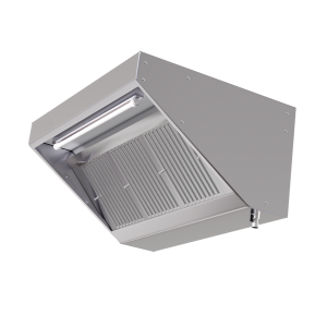 Exaustor de lanche 900 LED sem motor Dynasteel 1600mm AISI304 Inox