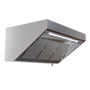 Hotte Snack Profundidade 900 com Led e Sem Motor - Comprimento 1800 - Dynasteel