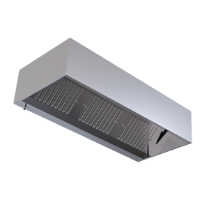 Exaustor cúbico 900 Led sem motor Dynasteel - Comprimento 1600 & Inox AISI 304