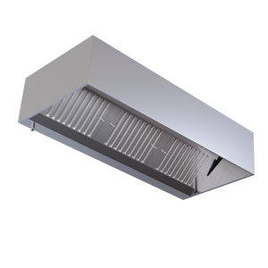 Exaustor cúbico 900 Led sem motor Dynasteel - Comprimento 1600 & Inox AISI 304