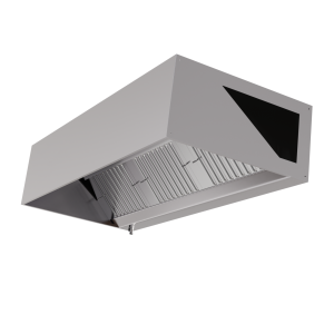 Professional cubic hood with LED and without motor - Dynasteel