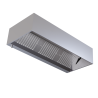 Exaustor Cubo 1100 LED Sem Motor - Comprimento 1600 Dynasteel