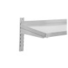 Stainless Steel Wall Shelf on Brackets - L 1200 x D 400 mm - Dynasteel