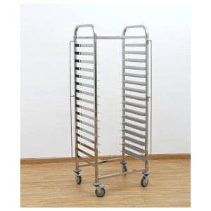 Stainless steel pastry rack 16 levels Dynasteel – Optimized storage for professional kitchen