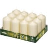 Velas Altas Cilíndricas Marfim 120mm - Conjunto de 12 Bolsius