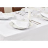 White Tablecloth 1350x2300 mm Mitre Essentials & Polyester - Superior Quality
