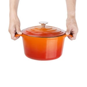 Cocotte Redonda Laranja Vogue 3,2 L em Ferro Fundido