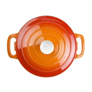 Cocotte Redonda Laranja Vogue 3,2 L em Ferro Fundido