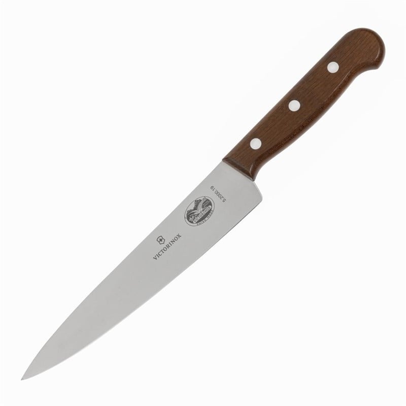 Faca de Cozinha Victorinox 190mm com Cabo de Madeira de Qualidade