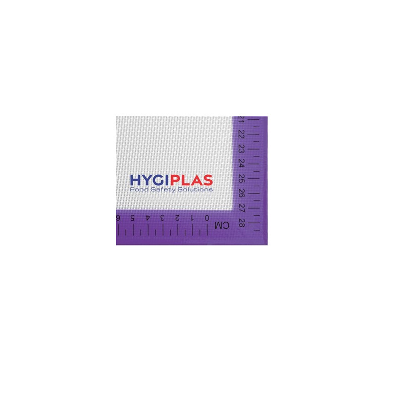 Tapis de Cuisson Antiadhésif Hygiplas 520x315mm - Silicone de Qualité | Allergènes & Facile à Nettoyer
